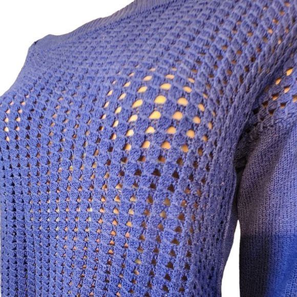 If It Were Me Sweater Boat Neckline Blue Womens See measurements - Picture 4 of 12